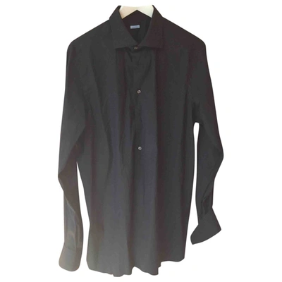 Pre-owned Malo Shirt In Navy