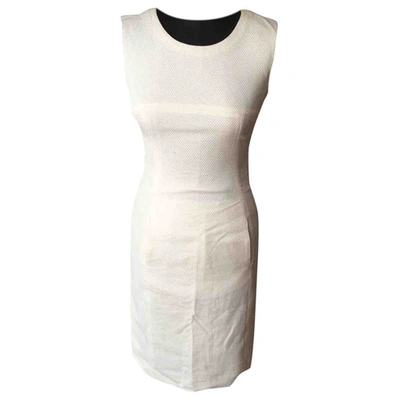 Pre-owned Tonello Mid-length Dress In White