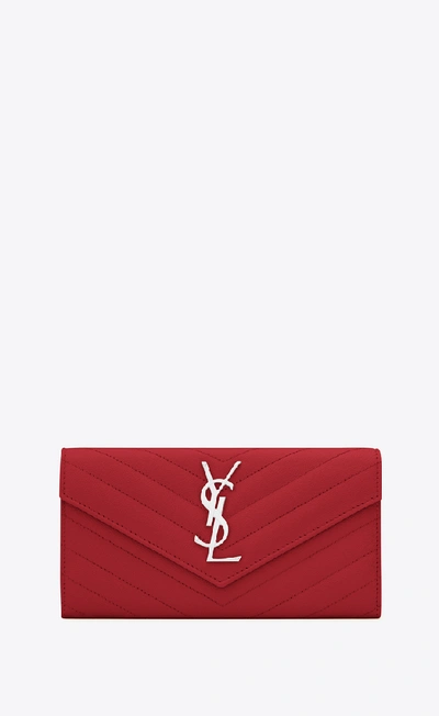 Saint Laurent Monogram Ysl Small Envelope Wallet