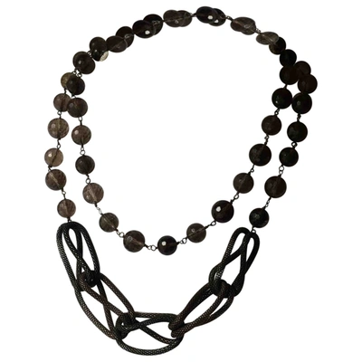 Pre-owned Rosantica Necklace In Brown