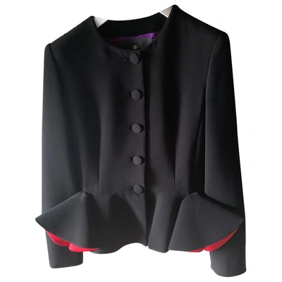 Pre-owned Roberto Capucci Short Waistcoat In Black