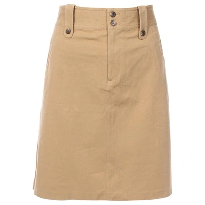 Pre-owned Lauren Ralph Lauren Mid-length Skirt In Beige