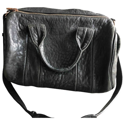Pre-owned Alexander Wang Rocco Black Leather Handbag