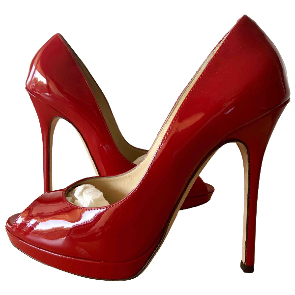 red patent jimmy choo