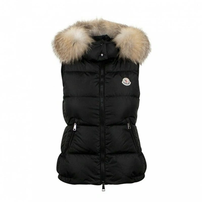 Pre-owned Moncler Black Synthetic Coats