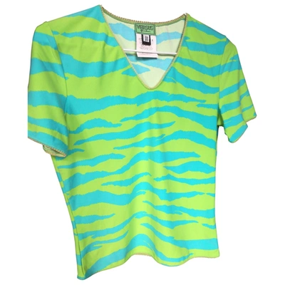Pre-owned Versus Multicolour Polyester Top