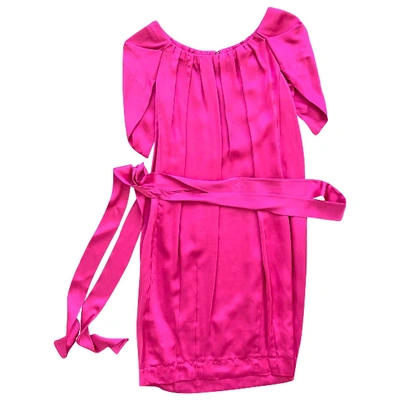 Pre-owned Vionnet Mini Dress In Pink