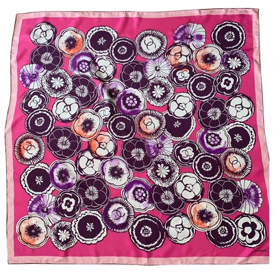 Pre-owned Chanel Silk Neckerchief In Multicolour