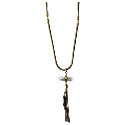 Pre-owned Isabel Marant Long Necklace In Gold