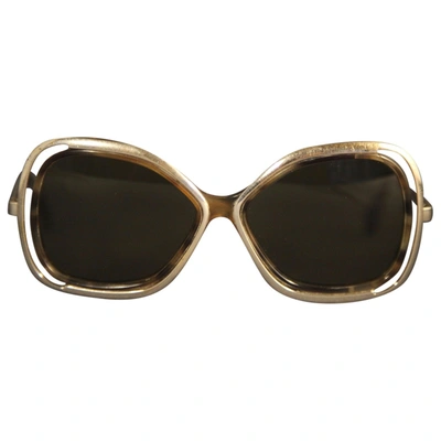 Pre-owned Silhouette Brown Metal Sunglasses