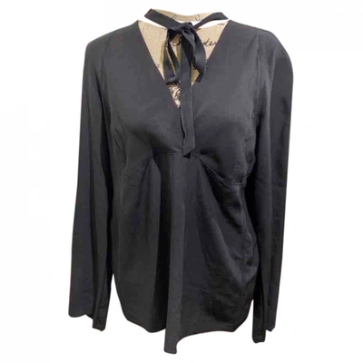 Pre-owned Costume National Silk Shirt In Black