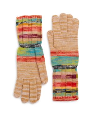 Missoni Striped Wool-blend Gloves | ModeSens