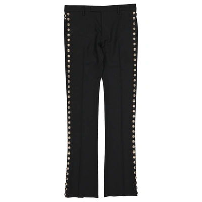 Pre-owned Saint Laurent Straight Trousers In Black