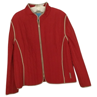 Pre-owned Escada Jacket In Red