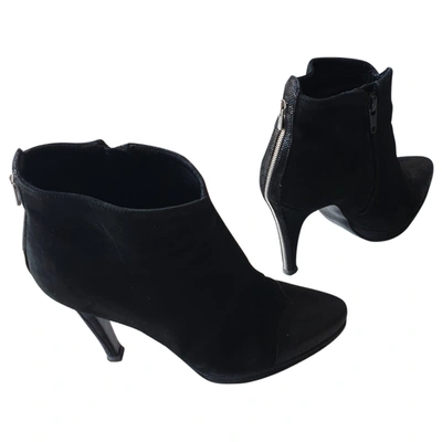 Pre-owned Lerre Ankle Boots In Black