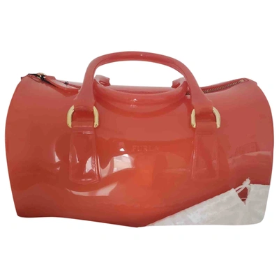 Pre-owned Furla Candy Bag Orange Handbag