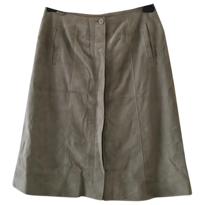 Pre-owned Chanel Mid-length Skirt In Green