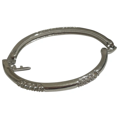 Pre-owned Swarovski Silver Steel Bracelet