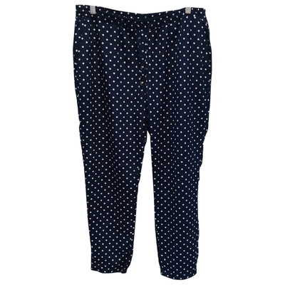 Pre-owned Lauren Ralph Lauren Trousers In Blue