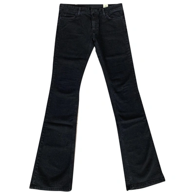 Pre-owned Mauro Grifoni Straight Jeans In Black