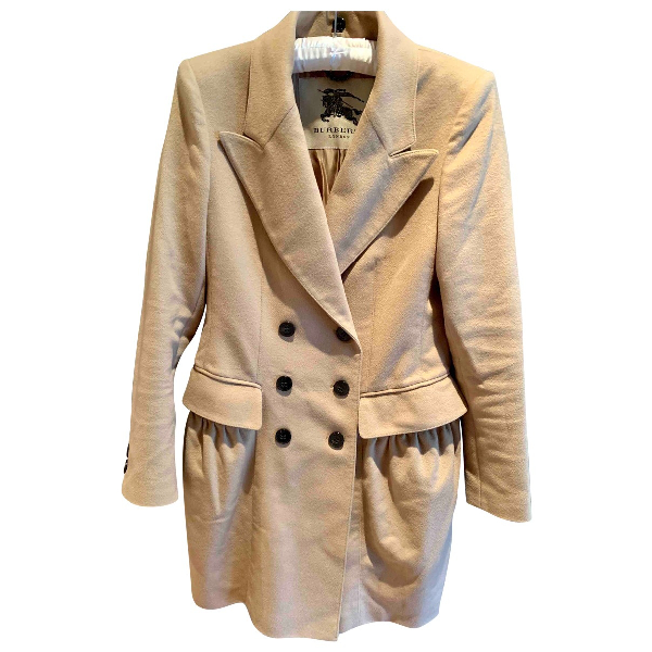 burberry wool coat camel