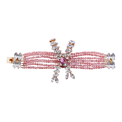 Pre-owned Saint Laurent Pink Metal Bracelet