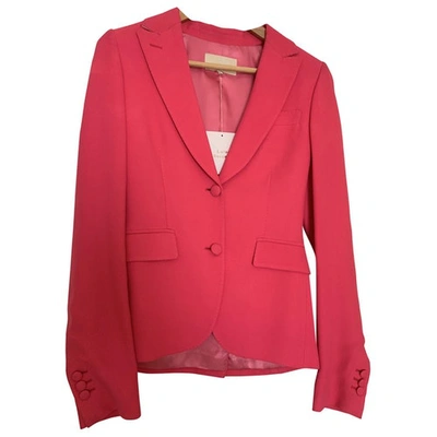 Pre-owned Luisa Beccaria Suit Jacket In Pink