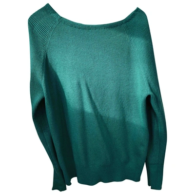 Pre-owned Maje Ss18 Jumper In Green