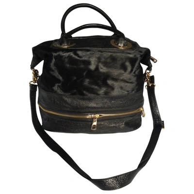 Pre-owned Zac Posen Black Pony-style Calfskin Handbag