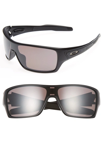 Oakley Polarized Turbine Rotor Prizm Daily Sunglasses, Oo9307 In Black
