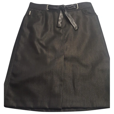 Pre-owned Valentino Mid-length Skirt In Anthracite