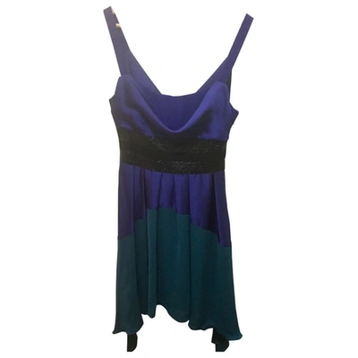 Pre-owned Halston Heritage Dress In Multicolour