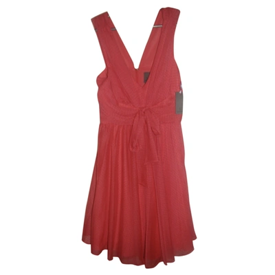 Pre-owned Vera Wang Mid-length Dress In Red