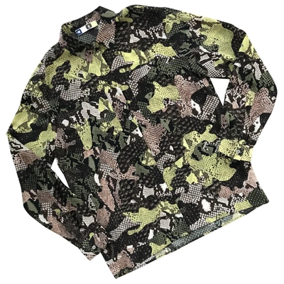 Pre-owned Msgm Silk Shirt In Multicolour
