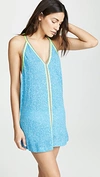 Pitusa Mini Sundress In Blue