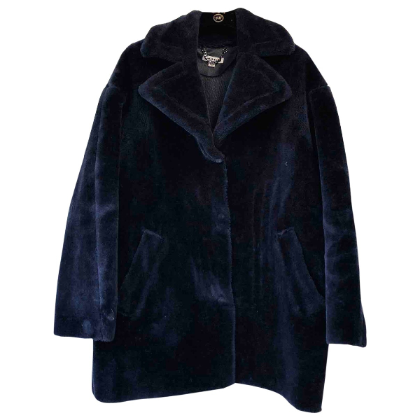 whistles navy wool coat