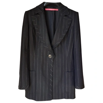 Pre-owned Emanuel Ungaro Wool Blazer In Anthracite