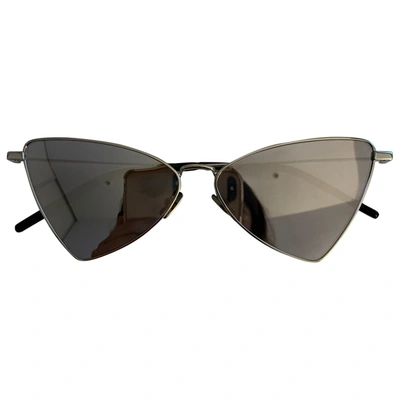 Pre-owned Saint Laurent Metallic Metal Sunglasses