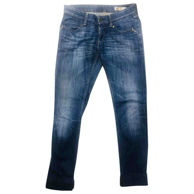 Pre-owned Replay Slim Jeans In Blue