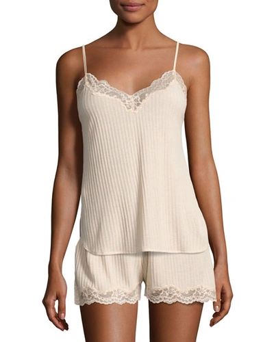 Stella Mccartney Lily Blushing Lounge Shorts In Cameo Rose