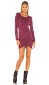 Bobi Supreme Jersey Dress In Fig