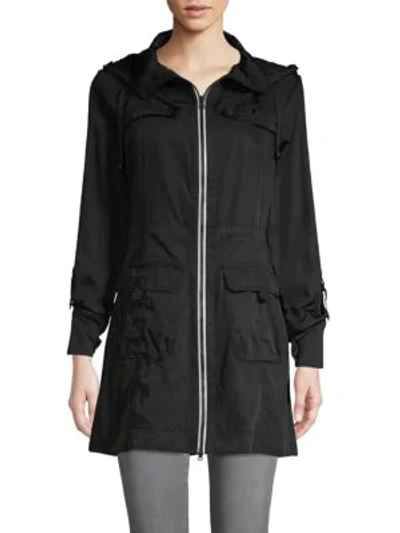 Blanc Noir City Anorak In Black