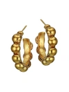 Sylvia Toledano Mini Creole 22k Goldplated Hoop Earrings In Yellow Goldtone