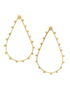 Sylvia Toledano Goute Dots 22k Goldplated Teardrop Hoop Earrings In Yellow Goldtone