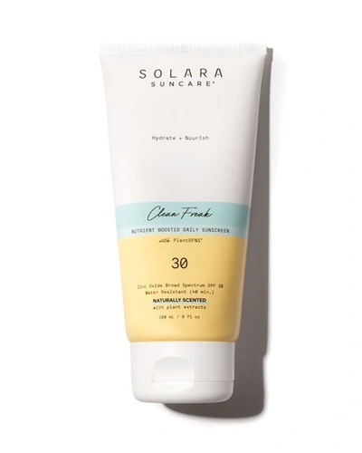 Solara Suncare Clean Freak Naturally Scented Sunscreen Moisturizer, 6 Oz. / 177.4 ml