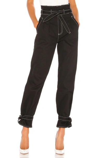 Lovers & Friends Midvale Pant In Ebony Black