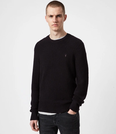 Allsaints Harlen Sweater In Dark Gray-black