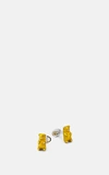 Jan Leslie Sterling Silver Gummy Bear Cufflinks In Yellow