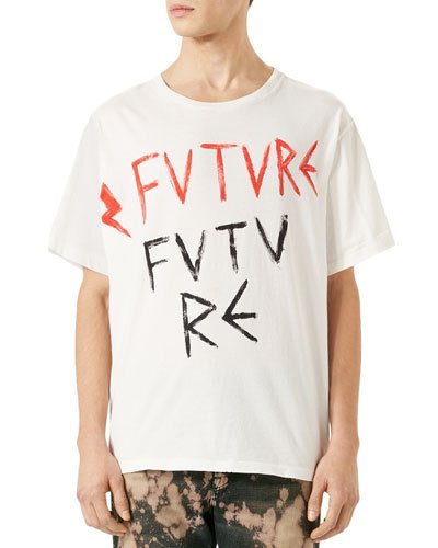 gucci washed logo tee