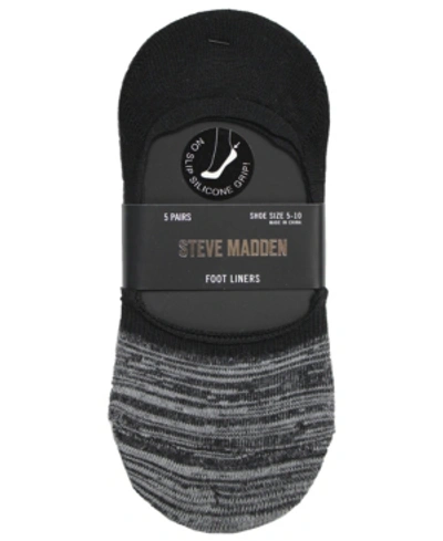 Steve Madden Women's 5 Pack Liner, Online Only In Black/charcoal/mutli